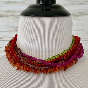 Chico’s Statement Multi-Color Necklace